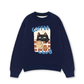 Áo Sweater Nỉ Hai Da Coffee Club Black Cat