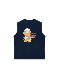Áo Ba Lỗ Relaxed Fit Cake Bear