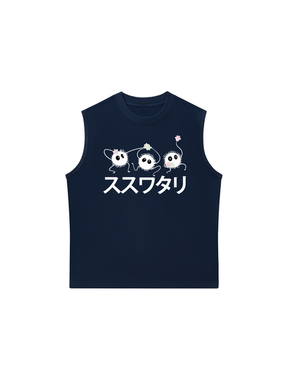 Áo Ba Lỗ Relaxed Fit Japan Spirit Soot Sprites