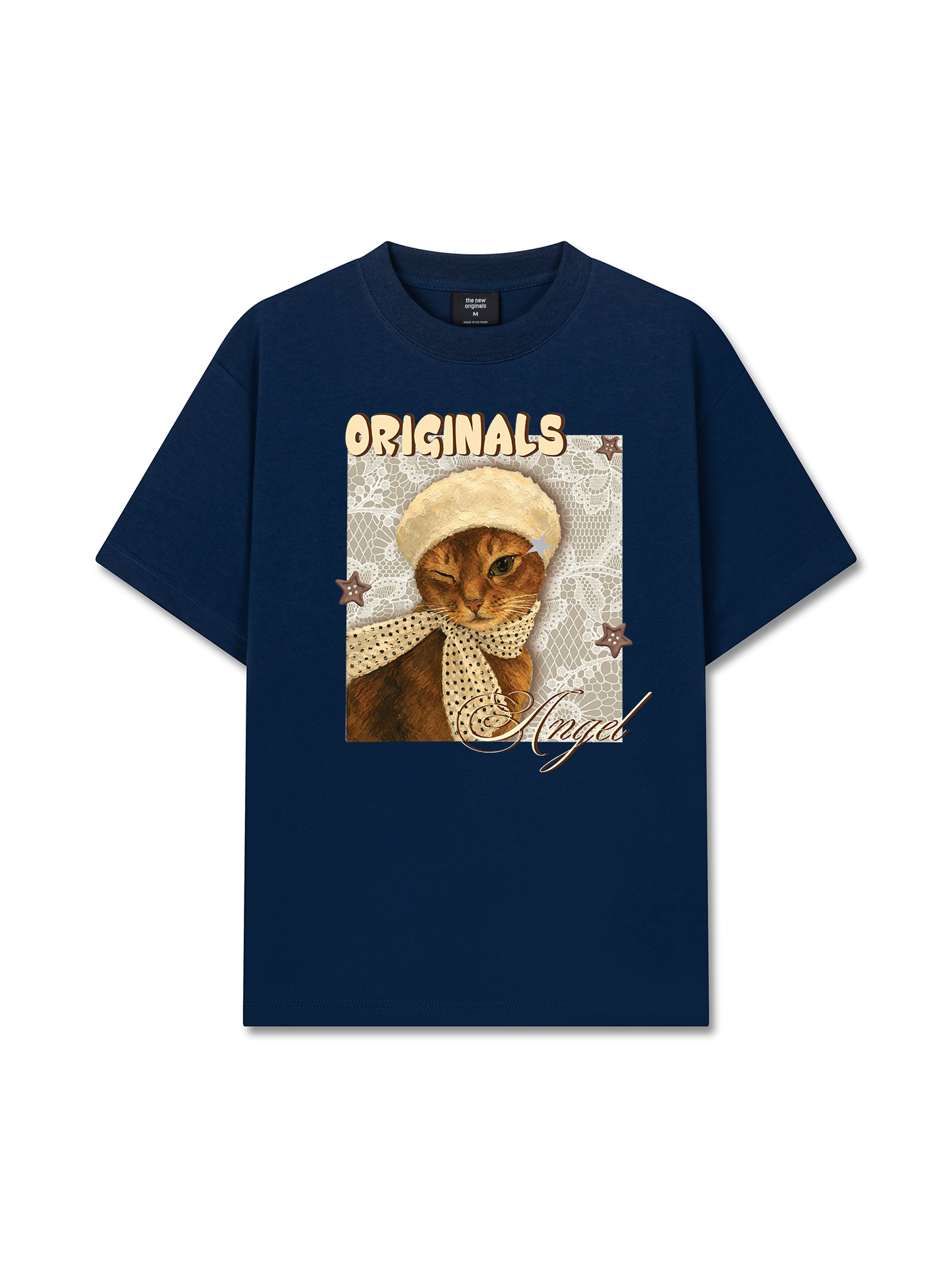 Áo Thun Relaxed Fit Originals Angle Meow