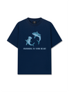 Áo Thun Relaxed Fit Pixel Universe Swimming To Your Heart