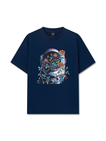 Áo Thun Relaxed Fit Cosmic Blooms