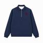 Áo Sweater Polo Nỉ Hai Da Burgundy Horse