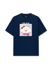 Áo Thun Relaxed Fit Purple Puppy