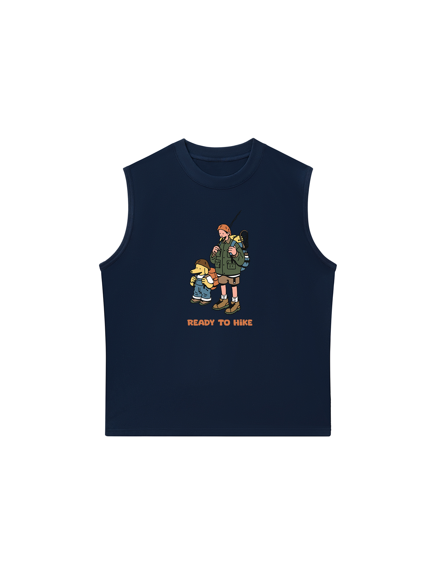 Áo Ba Lỗ Relaxed Fit Go Outside Ready to Hike