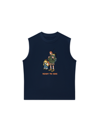 Áo Ba Lỗ Relaxed Fit Go Outside Ready to Hike
