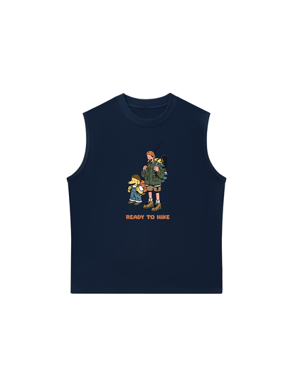 Áo Ba Lỗ Relaxed Fit Go Outside Ready to Hike