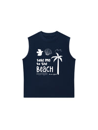 Áo Ba Lỗ Relaxed Fit Take Me To The Beach