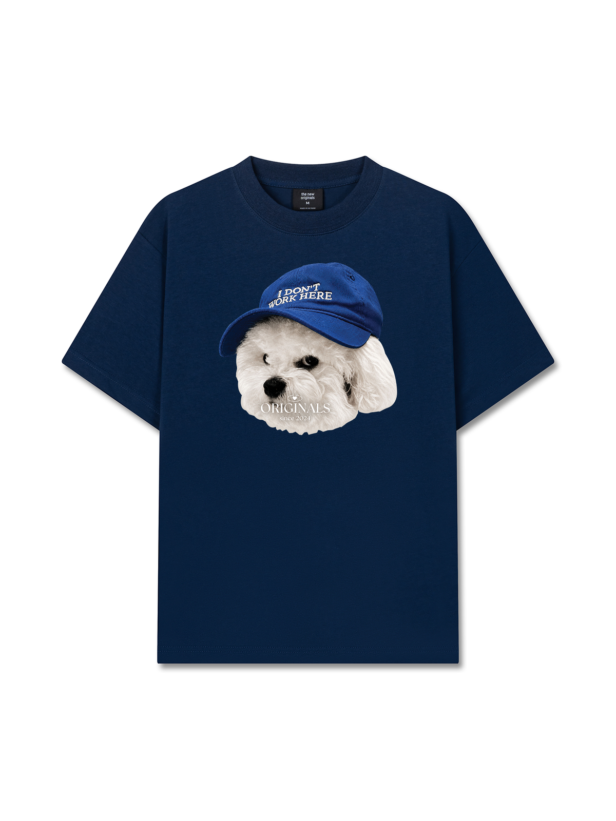 Áo Thun Relaxed Fit Puppy With Blue Hat