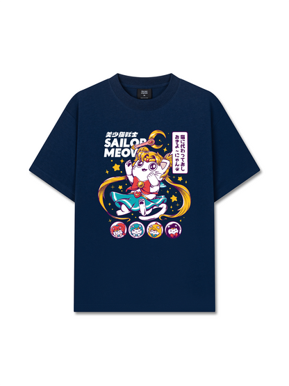 Áo Thun Relaxed Fit Sailor Meow