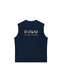 Áo Ba Lỗ Relaxed Fit Geometric Ikigai