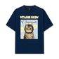 Áo Thun Relaxed Fit Cutie Vitamin Meow Yellow Flower