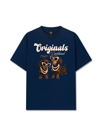 Áo Thun Relaxed Fit Dachhund Originals Blue Tiffany