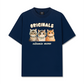 Áo Thun Relaxed Fit Cute Three Cat Vitamin Meow