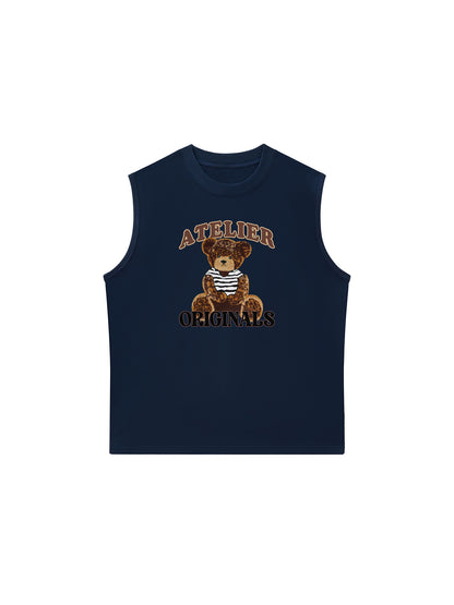 Áo Ba Lỗ Relaxed Fit Teddy Land Atelier Originals