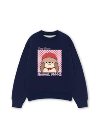 Áo Sweater Nỉ Hai Da Animal Dotty Beaver