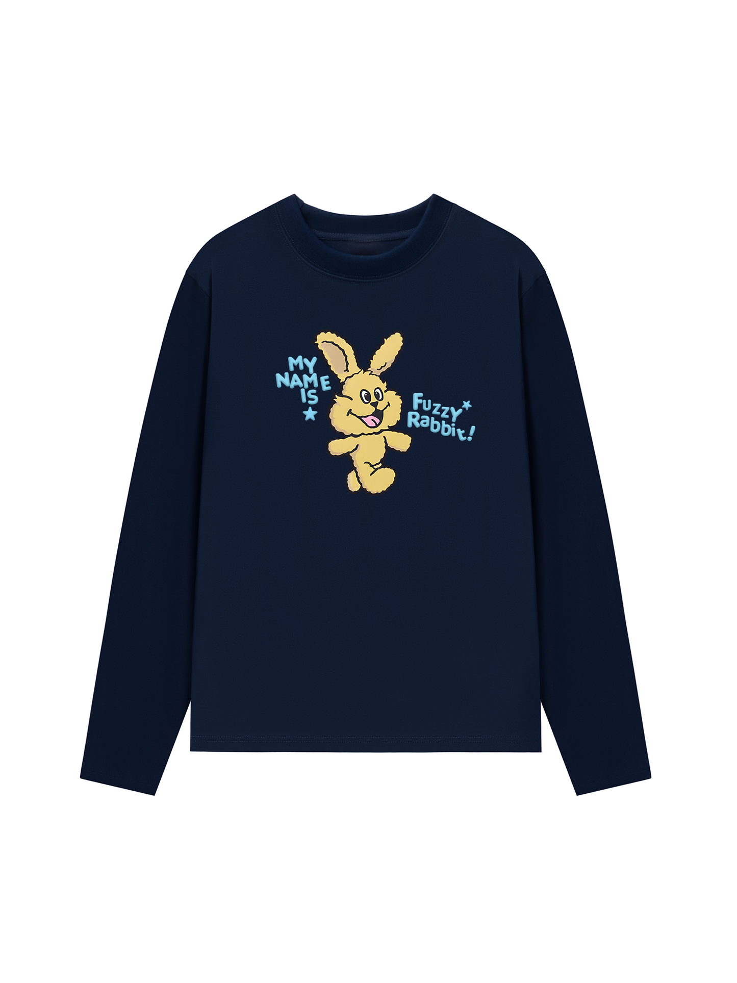 Áo Thun Dài Tay My Name Is Fuzzy Rabbit