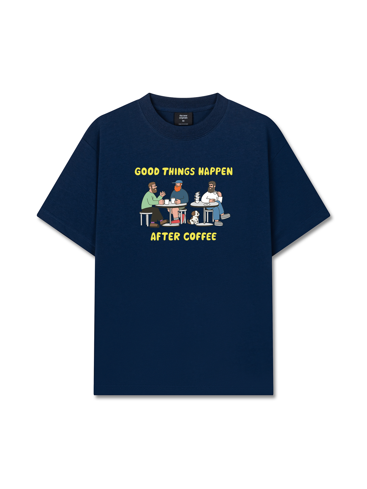 Áo Thun Relaxed Fit Good Things Happen After Coffee