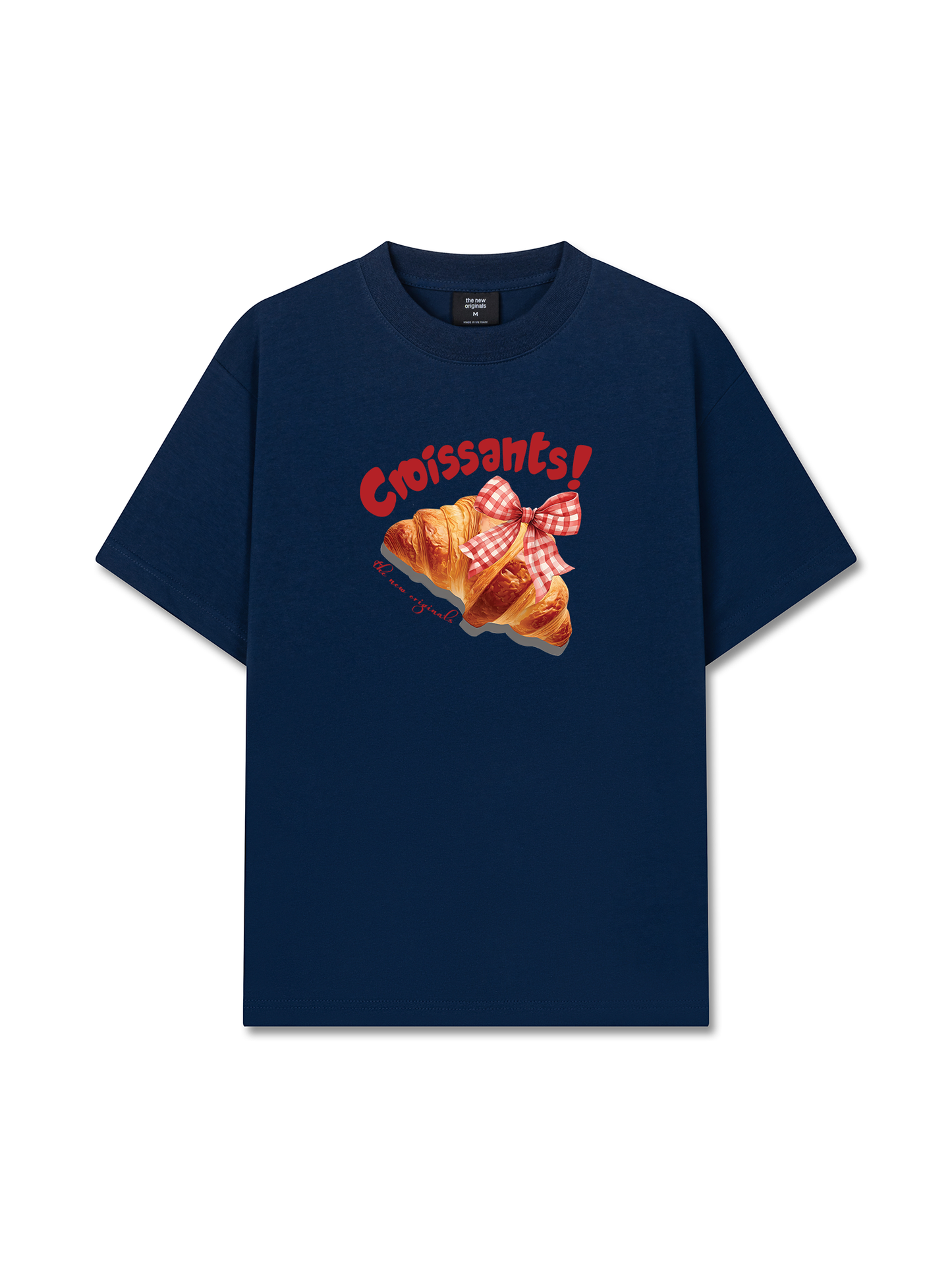 Áo Thun Relaxed Fit Sweet Pastry Red Bơ Croissant