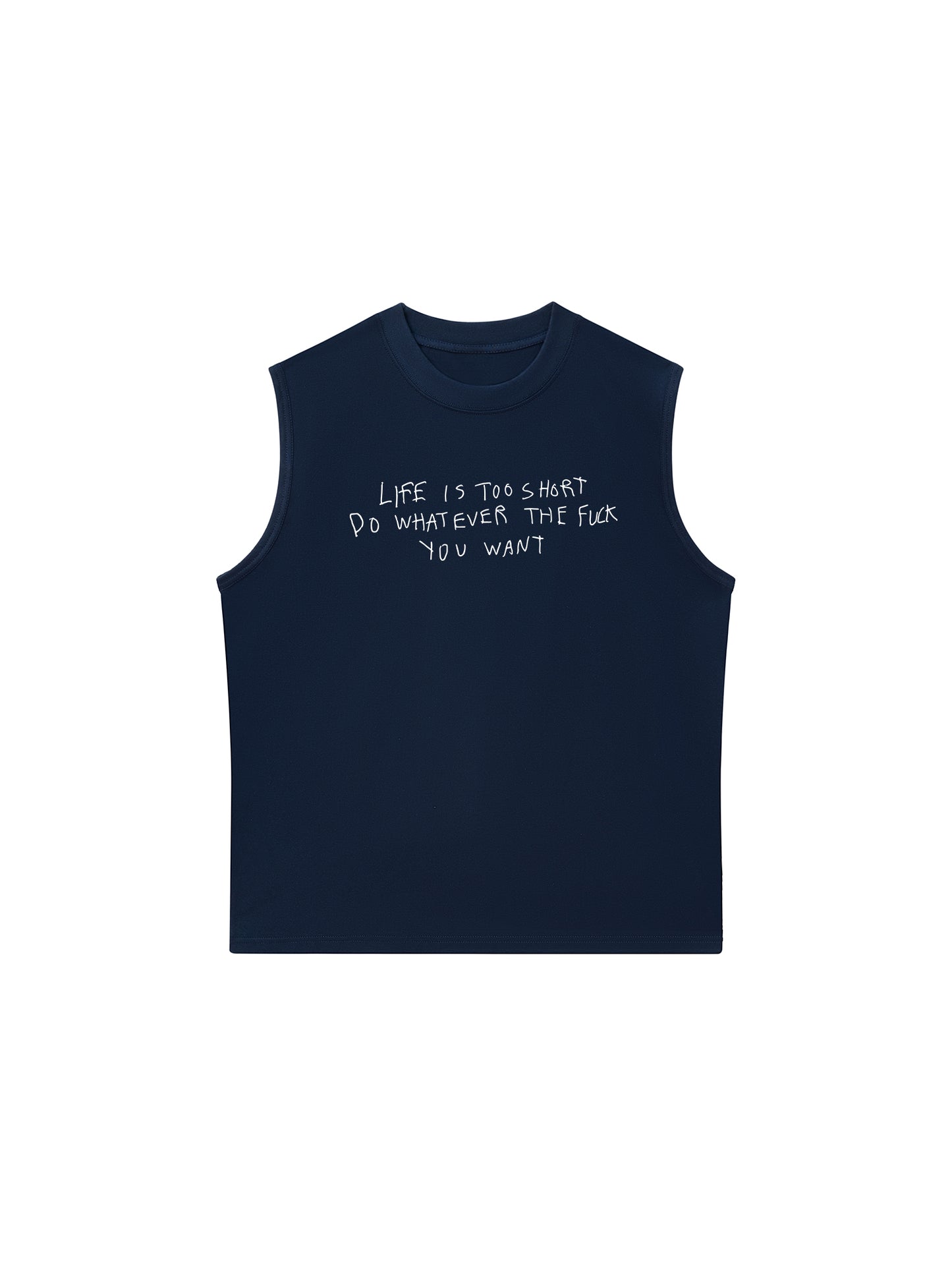 Áo Ba Lỗ Relaxed Fit Life Is Too Short
