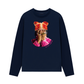 Áo Thun Dài Tay Jewel Ring & Orange Kitty Cap Wash