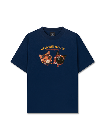 Áo Thun Relaxed Fit Vitamin Meow