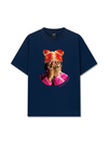 Áo Thun Relaxed Fit Jewel Ring & Orange Kitty Cap Wash