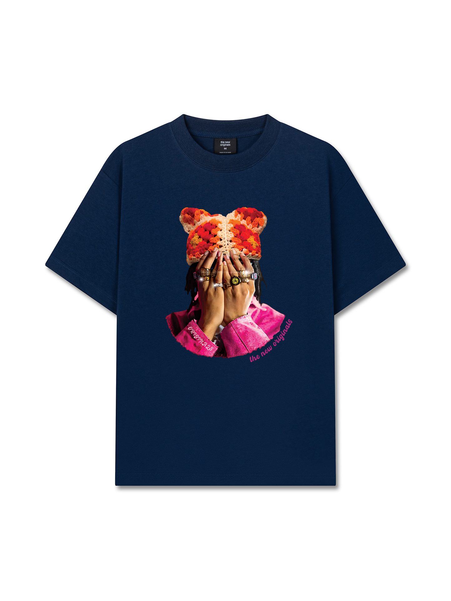 Áo Thun Relaxed Fit Jewel Ring & Orange Kitty Cap Wash