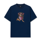 Áo Thun Relaxed Fit Animal Pink Glasses