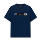 Áo Thun Relaxed Fit Blue Flower Cat