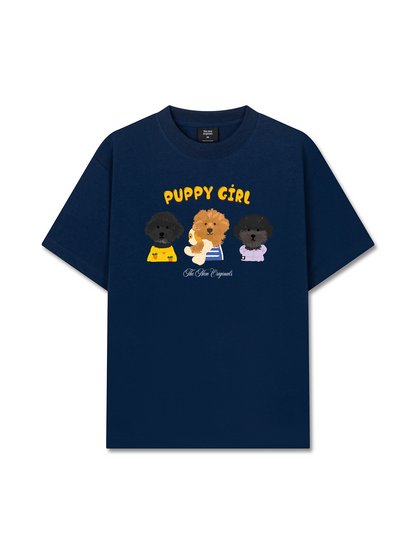 Áo Thun Relaxed Fit Animal Puppy Girl