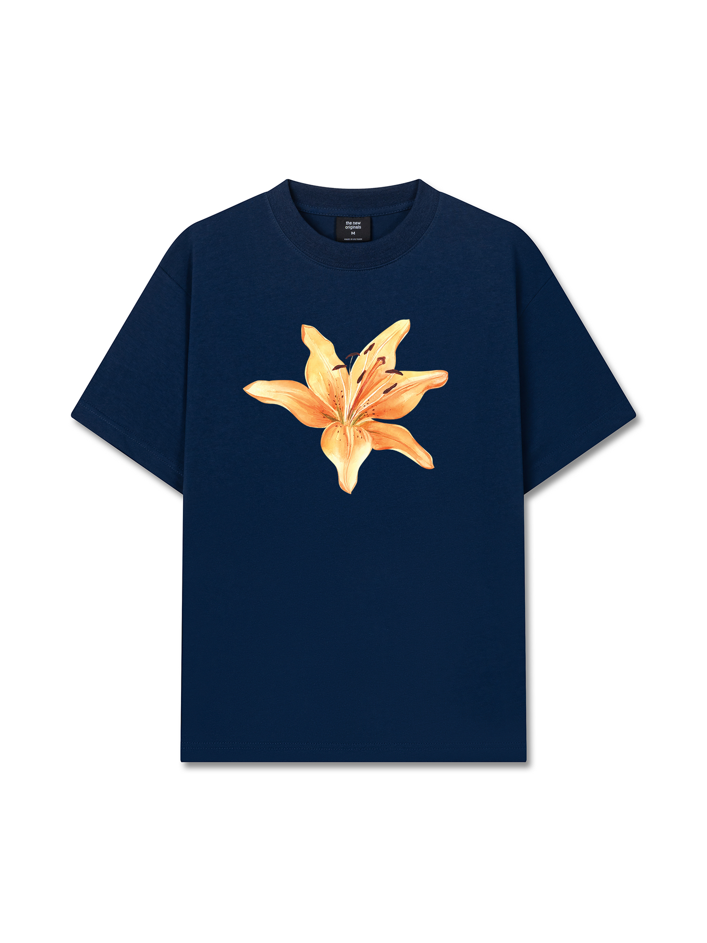 Áo Thun Relaxed Fit Yellow Lily Flower
