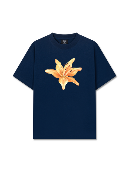 Áo Thun Relaxed Fit Yellow Lily Flower