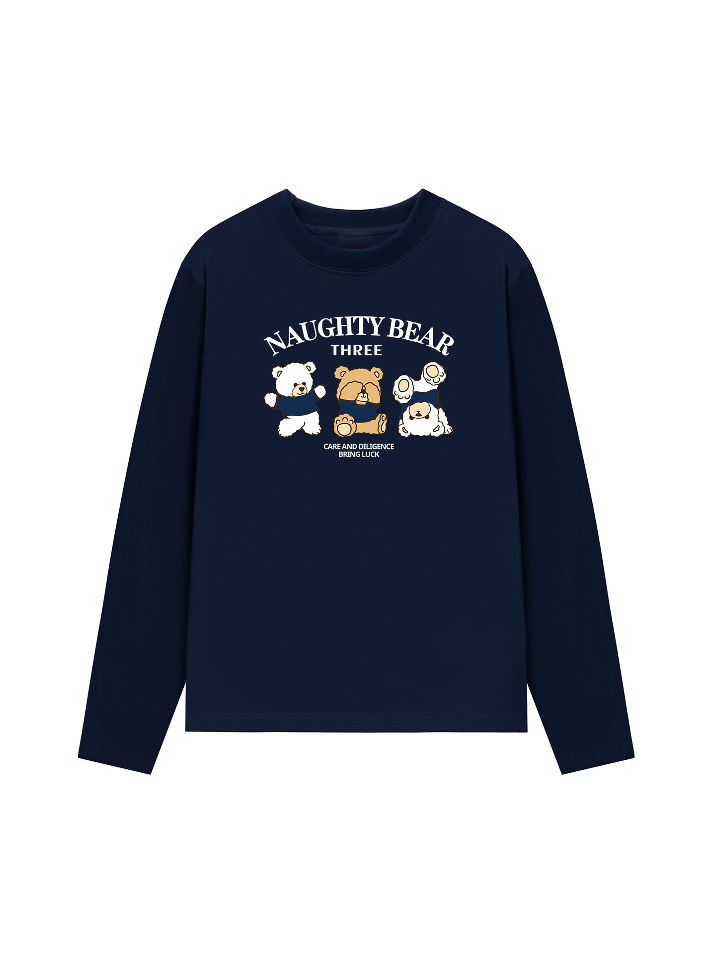 Áo Thun Dài Tay Naughty Bear Three
