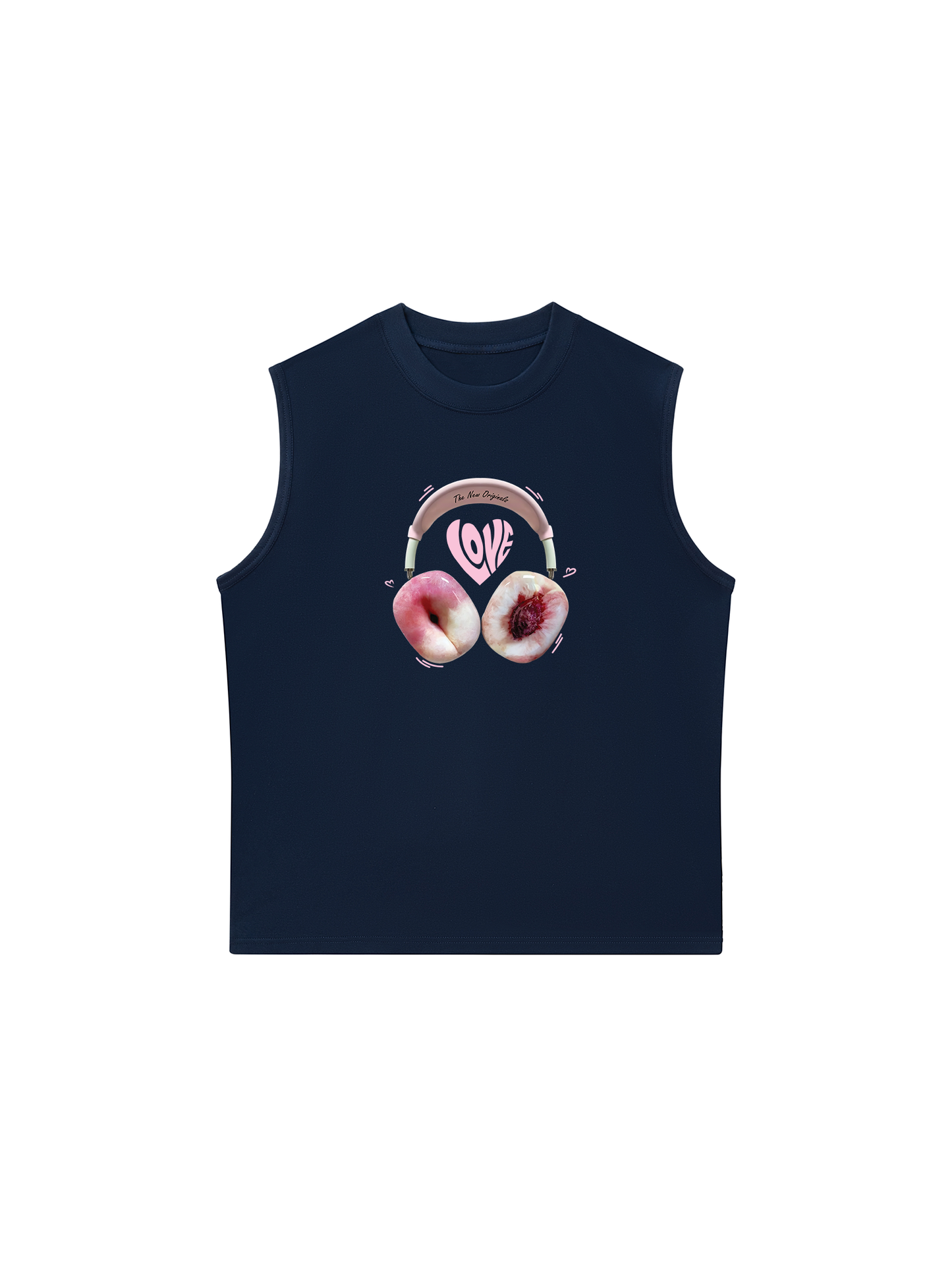 Áo Ba Lỗ Relaxed Fit Summer Vibes Peach Love