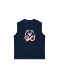 Áo Ba Lỗ Relaxed Fit Summer Vibes Peach Love