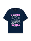 Áo Thun Relaxed Fit Summer Holiday The Girl