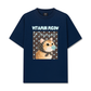 Áo Thun Relaxed Fit Vitamin Meow Blue Tiffany