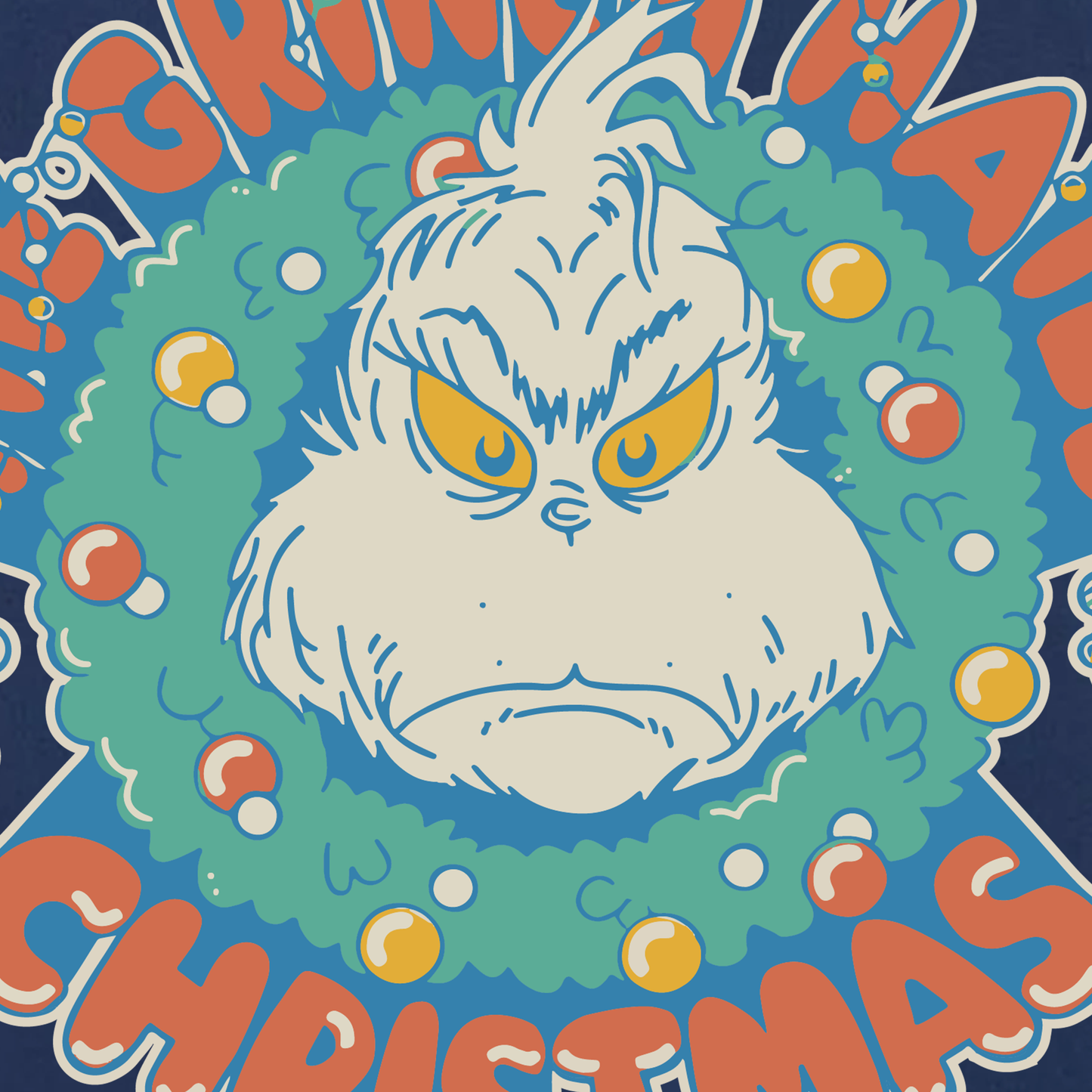 Áo Thun Relaxed Fit Movie The Grinch Hated Christmas