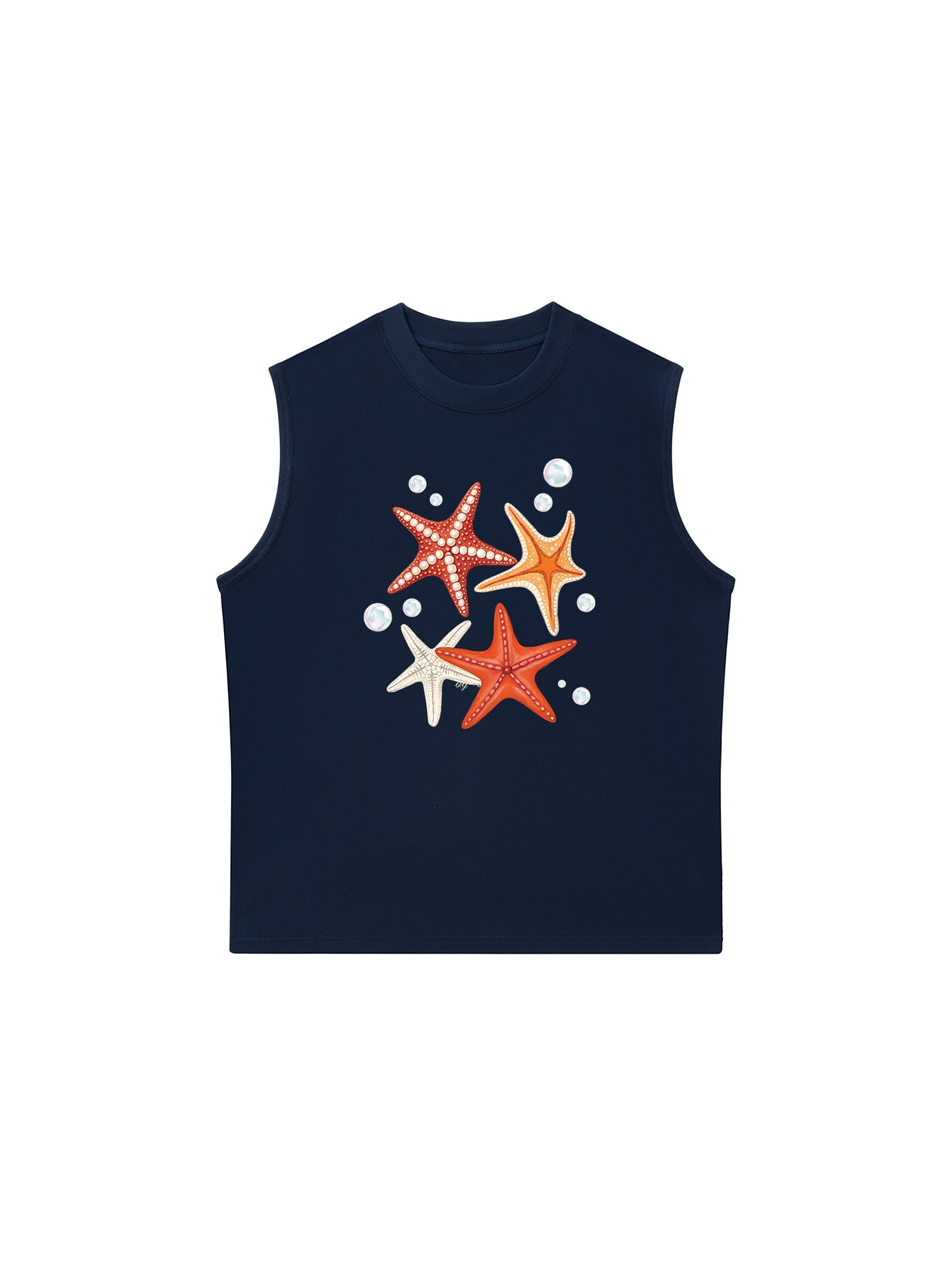 Áo Ba Lỗ Relaxed Fit Ocean Orange StarFish