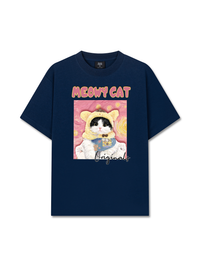 Áo Thun Relaxed Fit Meowy Cat Vicent