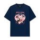 Áo Thun Relaxed Fit Cute Girl Funny Cat Couple