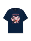 Áo Thun Relaxed Fit Cute Girl Funny Cat Couple