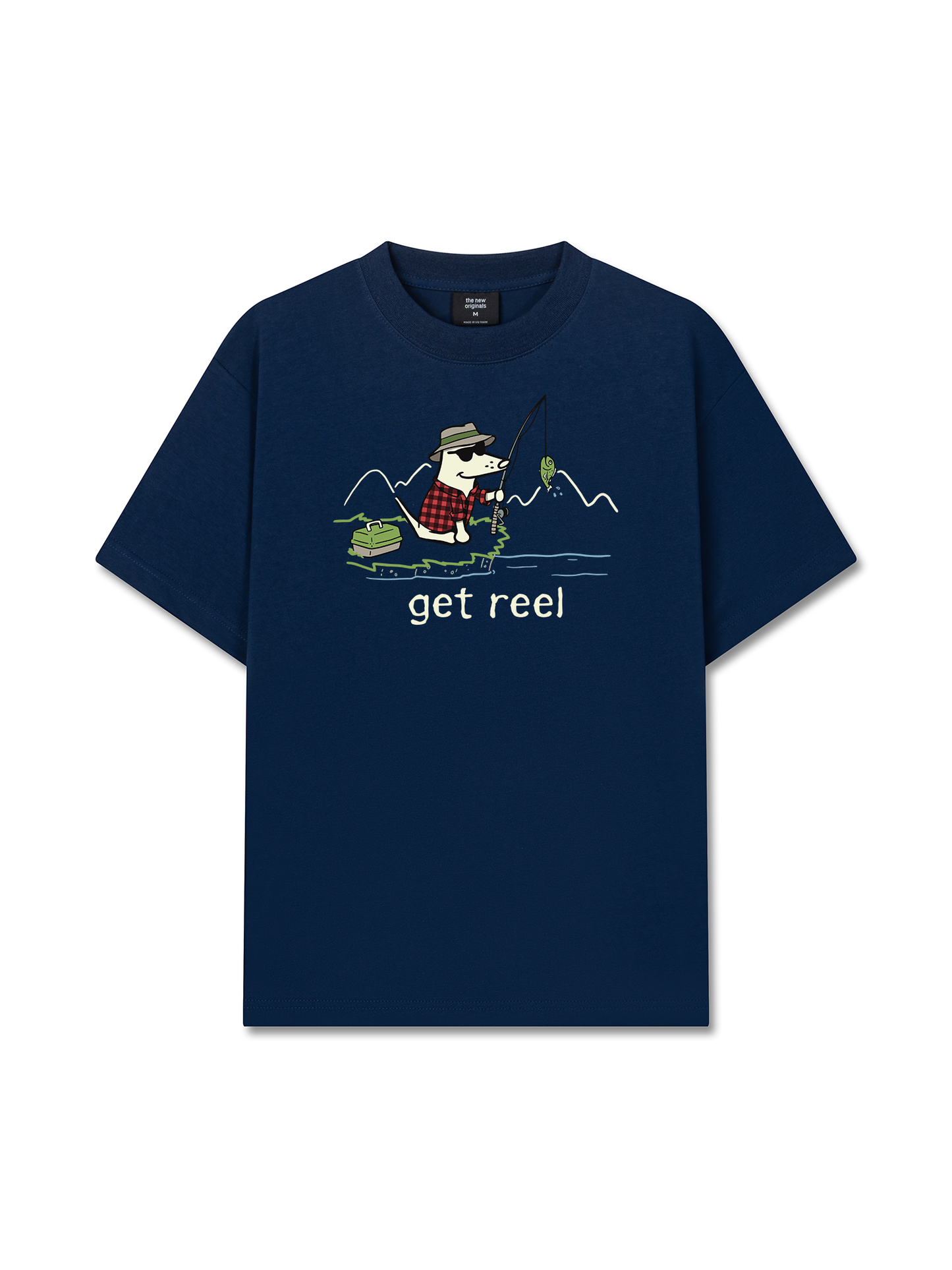 Áo Thun Relaxed Fit Go Outside Get Reel