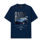 Áo Thun Relaxed Fit CAR BMW Blue