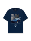 Áo Thun Relaxed Fit CAR BMW Blue