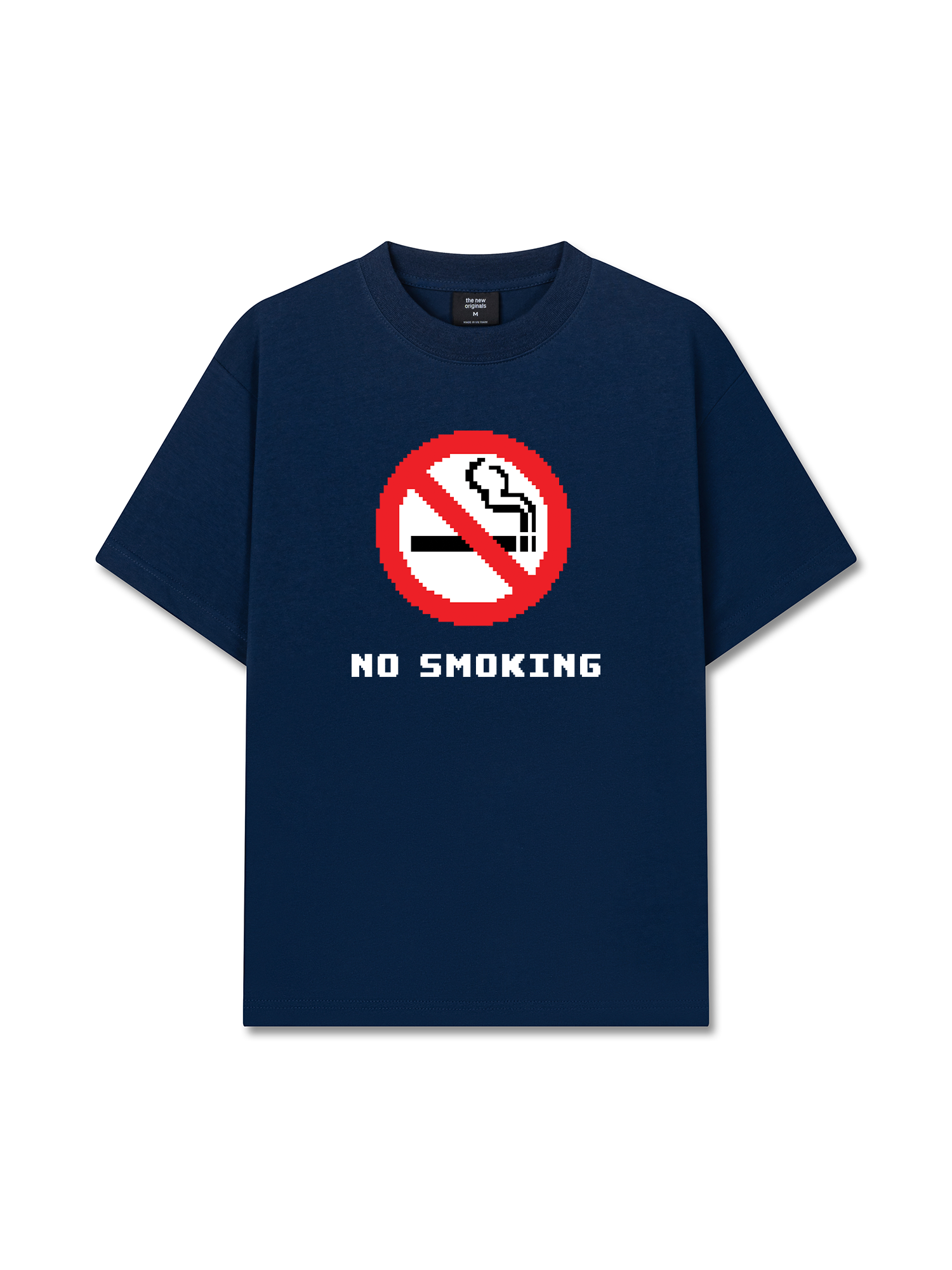 Áo Thun Relaxed Fit Pixel Universe No Smoking