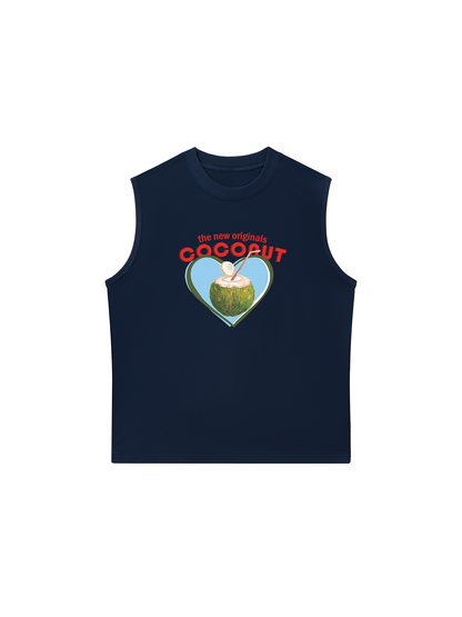 Áo Ba Lỗ Relaxed Fit Summer Vibes Coconut