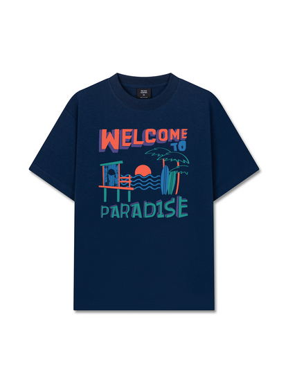 Áo Thun Relaxed Fit Welcome To Paradise