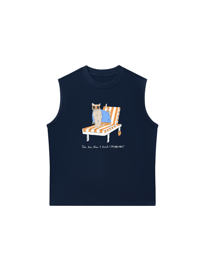 Áo Ba Lỗ Relaxed Fit Im Paw Sible